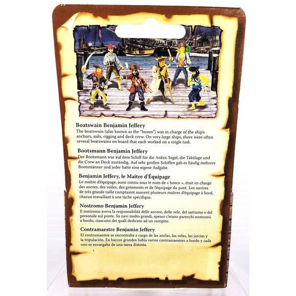 Safari Ltd The Swashbuckler Collection BOATSWAIN BENJAMIN JEFFERY New, See Pics! - Picture 3 of 7